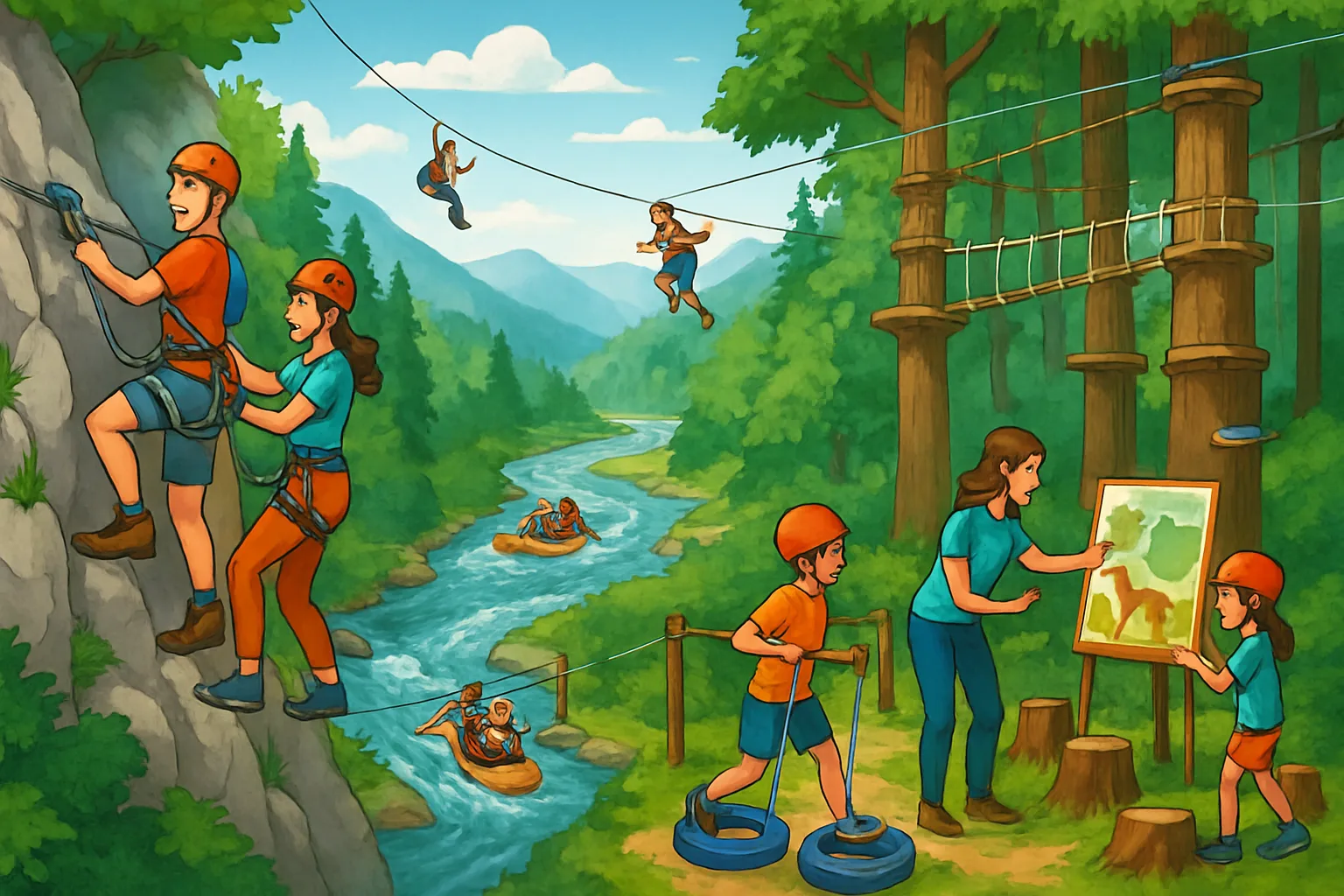 Top 10 des Meilleurs Parcs d’Aventures à Découvrir en France