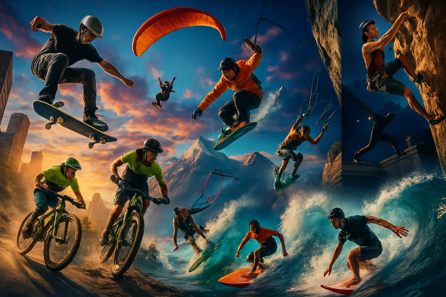 Découvrez les Meilleures Photos de Sports Extrêmes : Inspiration et Téléchargement Gratuit