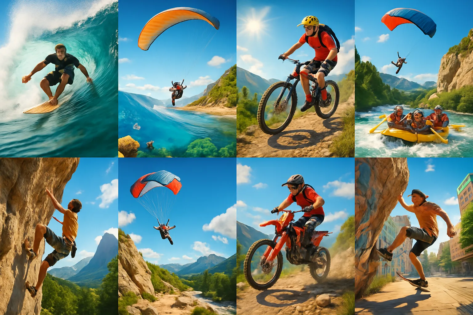 10 Sports extrêmes en été : Vivez des aventures inoubliables cet été