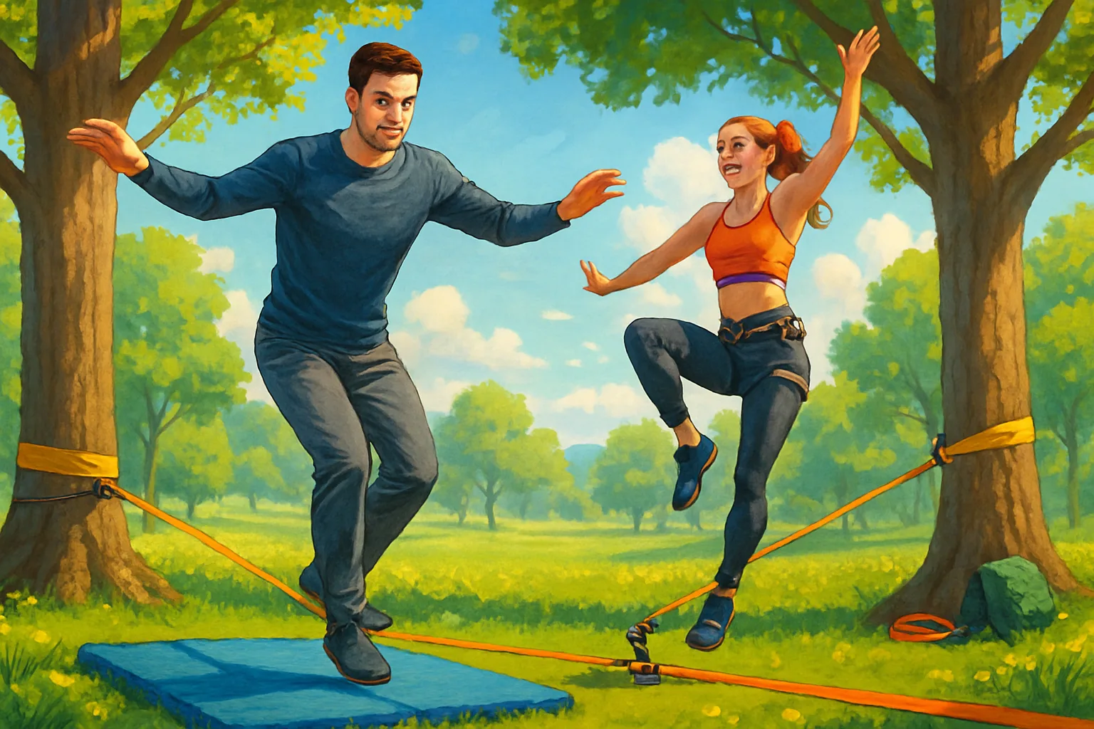 Tout Savoir sur la Slackline : Guide Complet pour Débutants et Passionnés